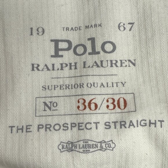 EUC Men's POLO RALPH LAUREN The Prospect Straight Chino Pant | Size 36 x 30 - Picture 11 of 11